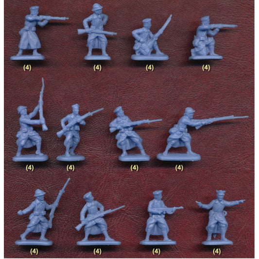 1/72 WWI Polish Infantry (Blue Army) (STR)
