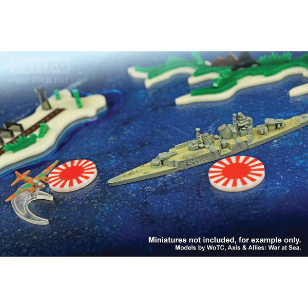 Premium Printed WWII Imperial Japanese Army Large Tokens (10)