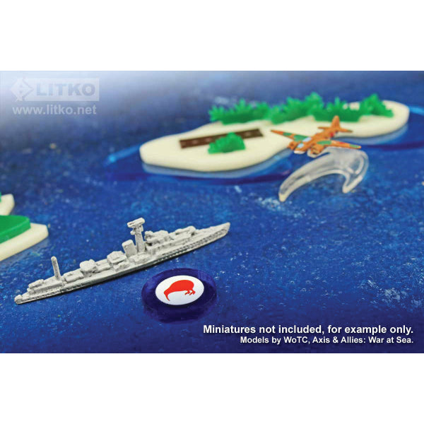 Premium Printed WWII New Zealand Kiwi Roundel Pacific Theater Tokens (10)