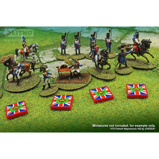 Premium Printed Napoleonic Britain Army Standard (x10)