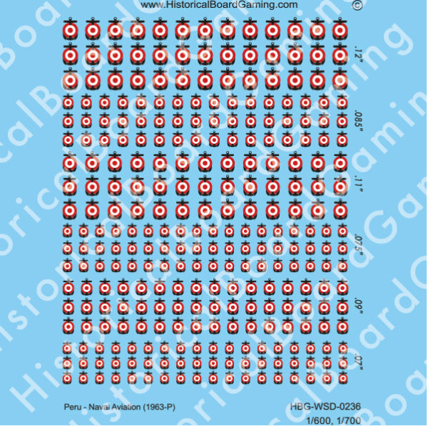 Decal Sheet, Peru Naval Aviation (1963-P)