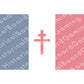 HBG Free France (1940-1945) Build Plate Flag