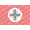 HBG Germany Balken Cross Flag, Red (1933-1945) Build Plate Flag