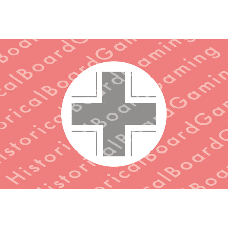 HBG Germany Balken Cross Flag, Red (1933-1945) Build Plate Flag