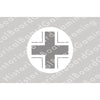 HBG Germany Balken Cross Flag, Grey (1933-1945) Build Plate Flag