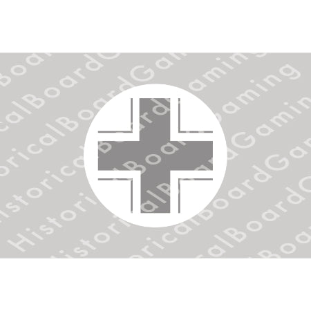 HBG Germany Balken Cross Flag, Grey (1933-1945) Build Plate Flag