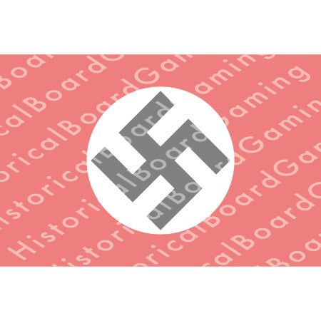 HBG German Reich National Flag, Nazi Party Flag, Merchant Flag, Marine Jack (1935-1945) Build Plate Flag
