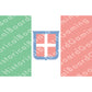 HBG Civil and Merchant Flag of Kingdom of Italy (1861-1946) Build Plate Flag