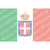 HBG Kingdom of Italy, Naval Ensign (1861-1945) Build Plate Flag