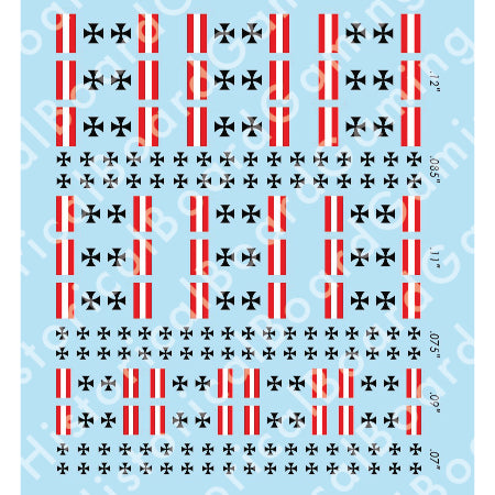 Decal Sheet, Austria-Hungary Air Force (1914-16)