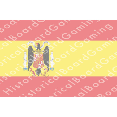 HBG Nationalist Spain State Flag (1938-1945) Build Plate Flag