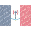 HBG Vichy France (1940-1944) Build Plate Flag
