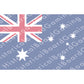 HBG Australia Flag (1908-P) Build Plate Flag