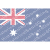HBG Australia Flag (1908-P) Build Plate Flag