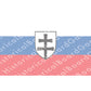 HBG First Slovak Republic (1939-1945) Build Plate Flag