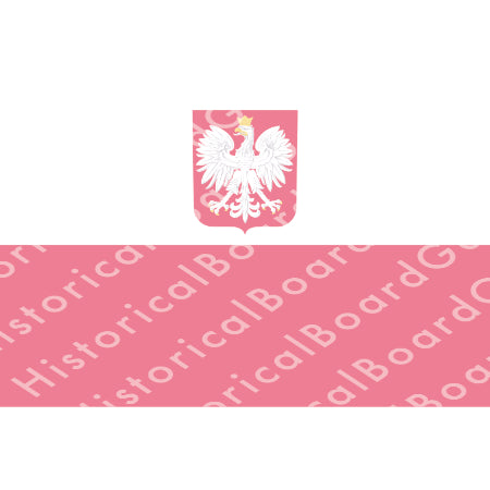 HBG Republic of Poland Alternate (1919-P) Build Plate Flag