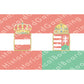 HBG Austria Hungary (1869-1918) Build Plate Flag