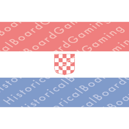 HBG Croatia Flag (1939-1945) Build Plate Flag