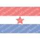 HBG Croatia Flag (1941-1945) Build Plate Flag