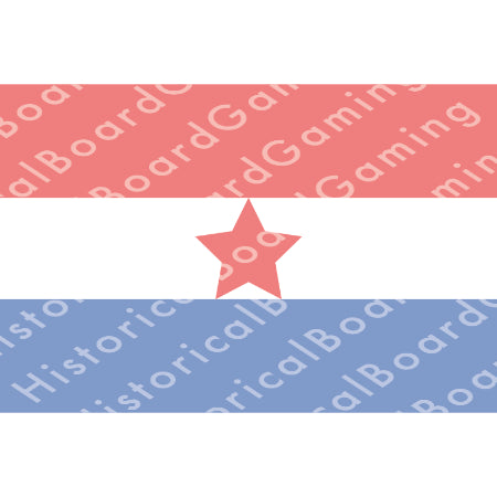 HBG Croatia Flag (1941-1945) Build Plate Flag