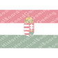 HBG Kingdom of Hungary Flag (1896-1918) Build Plate Flag