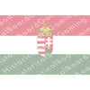 HBG Kingdom of Hungary Flag (1896-1918) Build Plate Flag