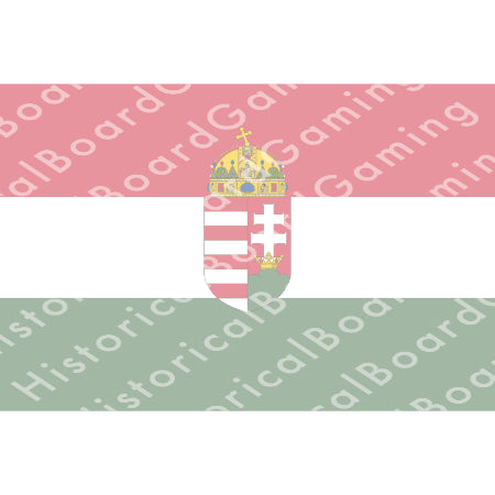 HBG Kingdom of Hungary Flag (1896-1918) Build Plate Flag