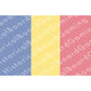 HBG Flag of Romania (1848-P) Build Plate Flag