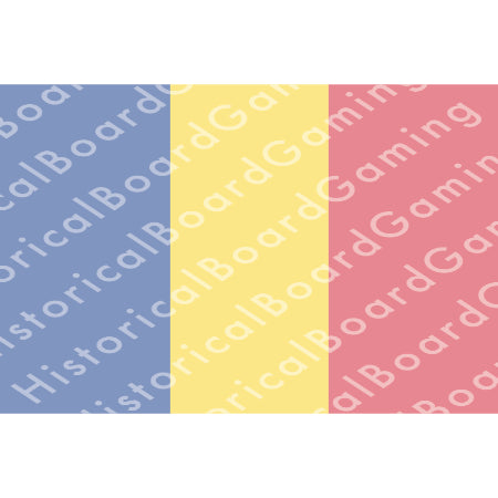 HBG Flag of Romania (1848-P) Build Plate Flag