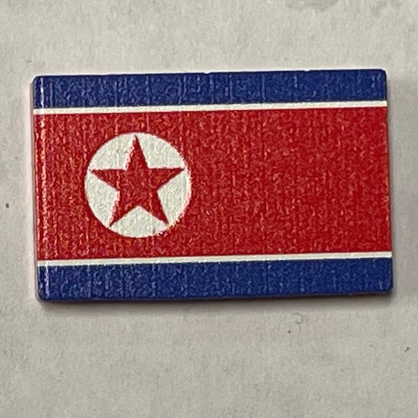 North Korean Flag (1948-P) UVA Markers (10/set)