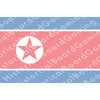HBG Flag of North Korea (1948-P) Build Plate Flag