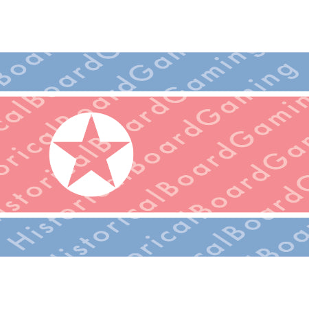 HBG Flag of North Korea (1948-P) Build Plate Flag