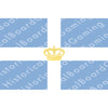 HBG Kingdom of Greece (1832-1924, 1935-1973) Build Plate Flag