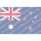 HBG ANZAC Flag-Alternate (1908-P) Build Plate Flag