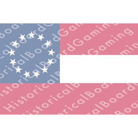HBG Confederate States of America (1861-1865) Build Plate Flag