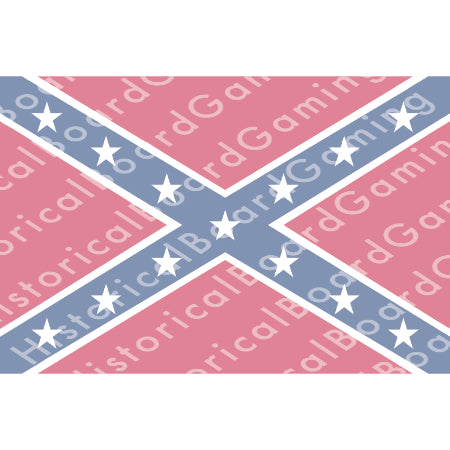 HBG Confederate States of America Battle Flag (1863-1865) Build Plate Flag