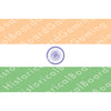 HBG Flag of India (1947-P) Build Plate Flag
