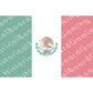 HBG Flag of Mexico (1916-1934) Build Plate Flag