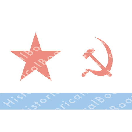 HBG Russia Naval Ensign (1935-1950) Build Plate Flag