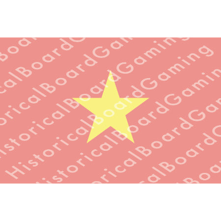HBG North Vietnam Flag (1945-1976) Vietnam (1976-P) Build Plate Flag