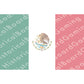 HBG Mexico Flag (1968-P) Build Plate Flag