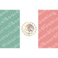 HBG Mexico Flag (1934-1968) Build Plate Flag