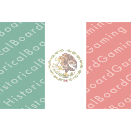 HBG Mexico Flag (1934-1968) Build Plate Flag