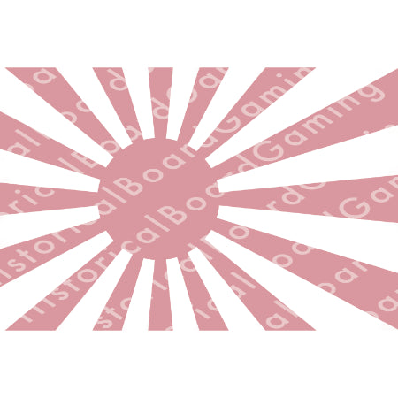 Japan Naval Ensign (1889-1945, 1954-P) Build Plate Flag
