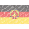 HBG East German Flag (1959-1990) Build Plate Flag