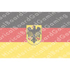 HBG German State Flag (1950-P) Build Plate Flag