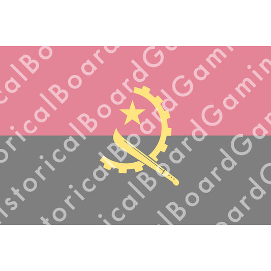 Angola Flag (1975-P) Build Plate Flag