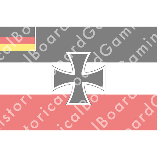 German Naval Ensign (1921-33) Build Plate Flag