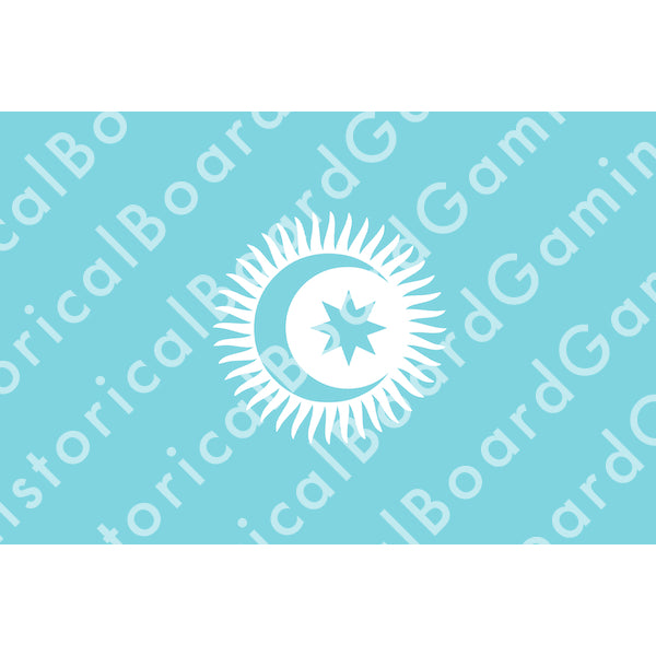 Turkic States Organization Build Plate Flag