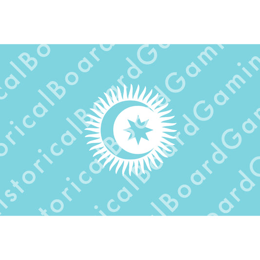 Turkic States Organization Build Plate Flag